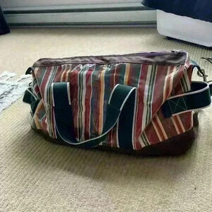 Carry On Travel Duffle Bag, gym bag, large shoulder strap bag for travel